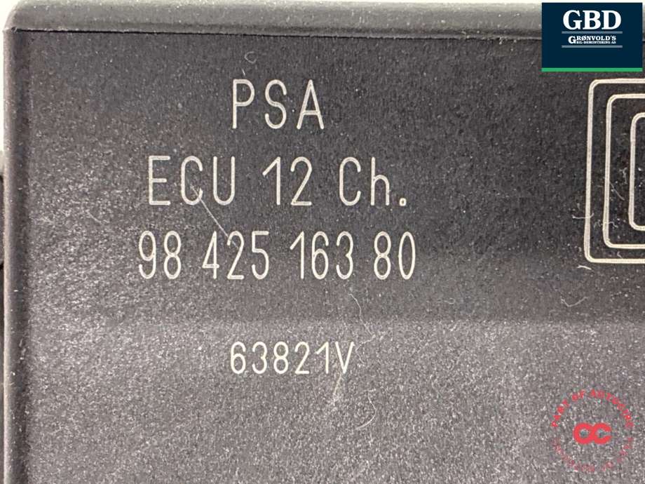 Styreenhet parkering til Opel Mokka E 2020-->> (Type II) (98 425 163 80|)
