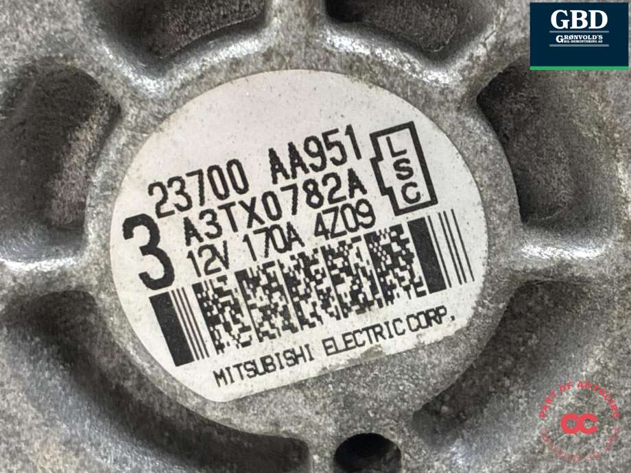 Dynamo diesel til Subaru Outback 2015-2020 (Type V)  (23700AA951|)