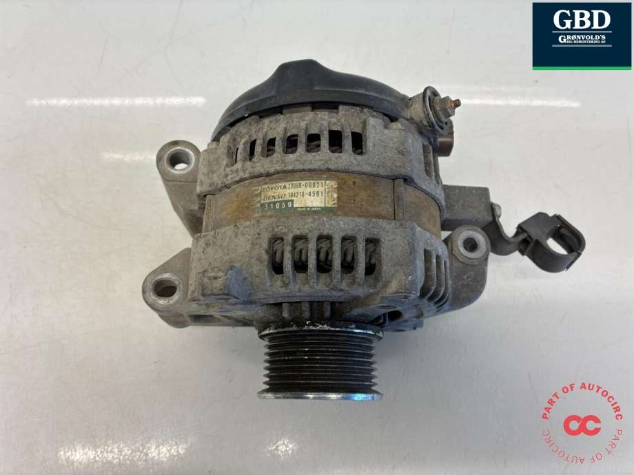 Dynamo diesel til Toyota Avensis 2009-2015 (Type III, Fase 1) (270600G021|270600G02184|)