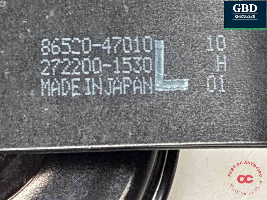 Horn/signalhorn til Toyota bZ4X 2022-->>  (8652047010|)