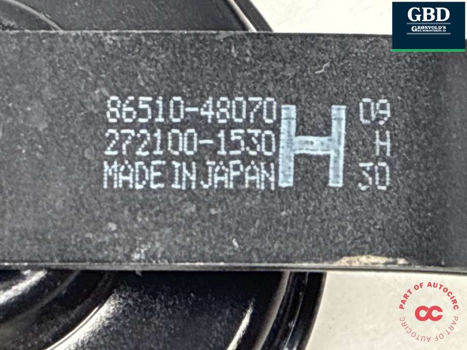 Horn/signalhorn til Toyota bZ4X 2022-->>  (8651048070|86510-48070|)