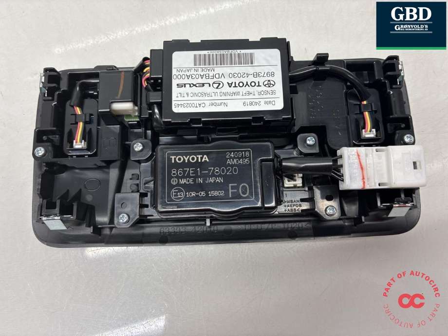 Tak konsoll til Toyota bZ4X 2022-->> (8973B42030|867E1-78020|)