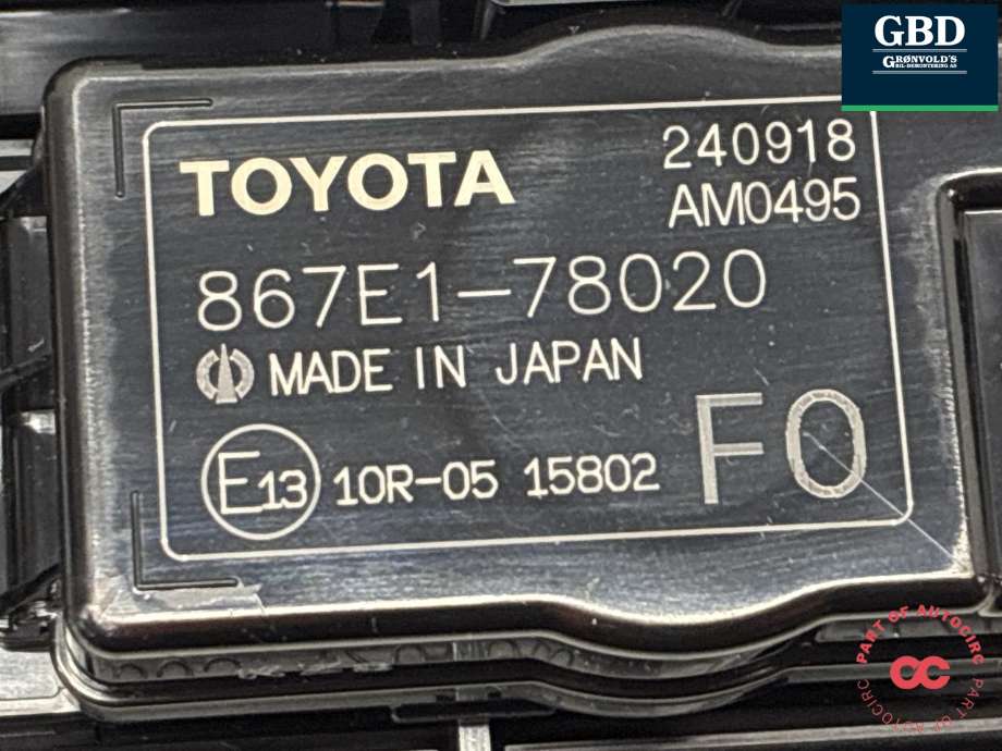Tak konsoll til Toyota bZ4X 2022-->> (8973B42030|867E1-78020|)
