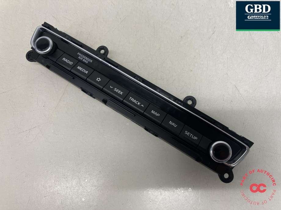 Bilstereo betjeningspanel til Kia Optima, 2017-2020  (96540A 8770WK)