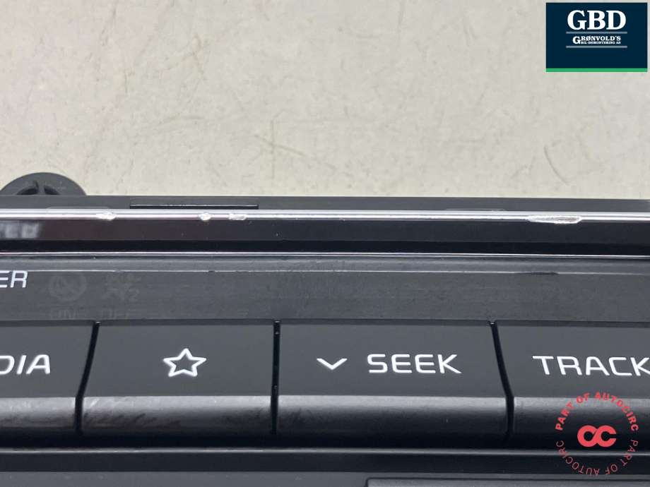 Bilstereo betjeningspanel til Kia Optima 2017-2020 (96540A 8770WK|96540-A8770WK|)