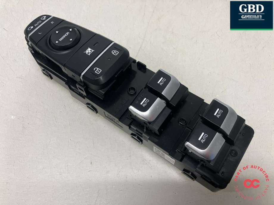 Bryter ruteheis førerdørspanel til Kia Optima, 2017-2020  (93571A 8160)