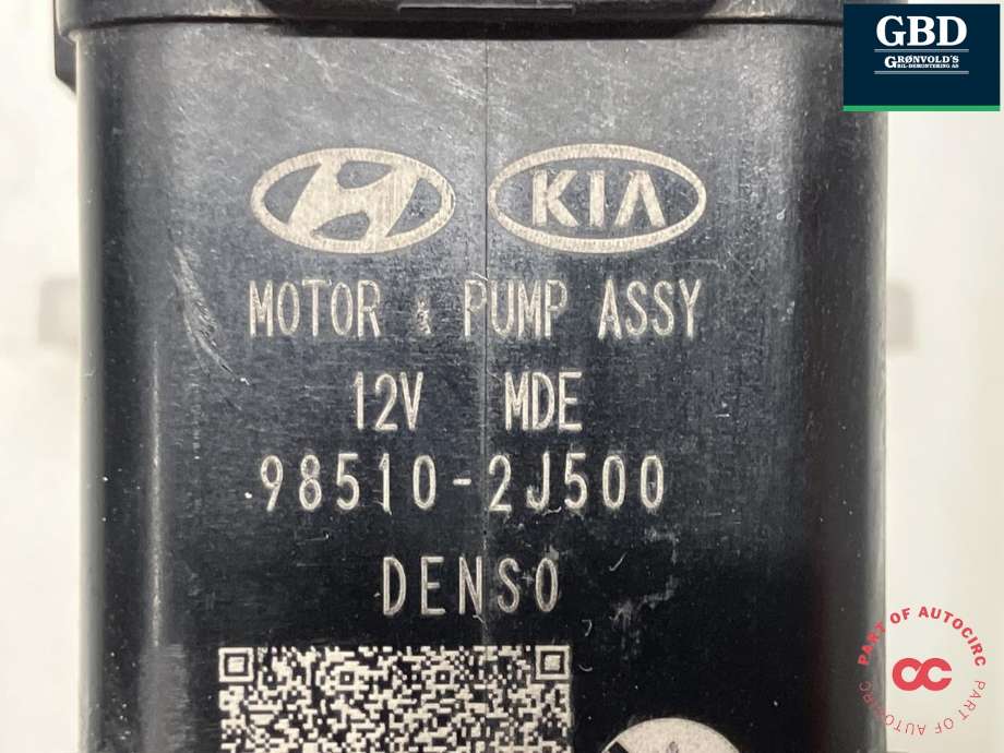 Spylertank foran til Kia Optima 2017-2020 (DENSO|98610D 4300|98610-A8000|98610-D4300| 98510-2J500)