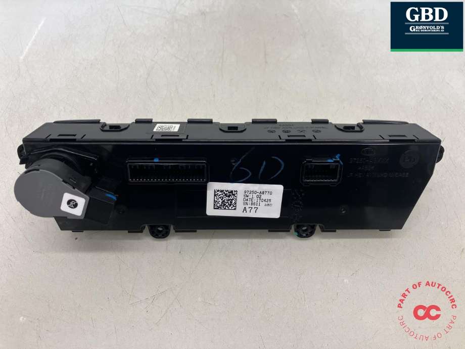Varmeapparat betjening til Kia Optima 2017-2020  (97250A 8770WK|97250-A8770|)