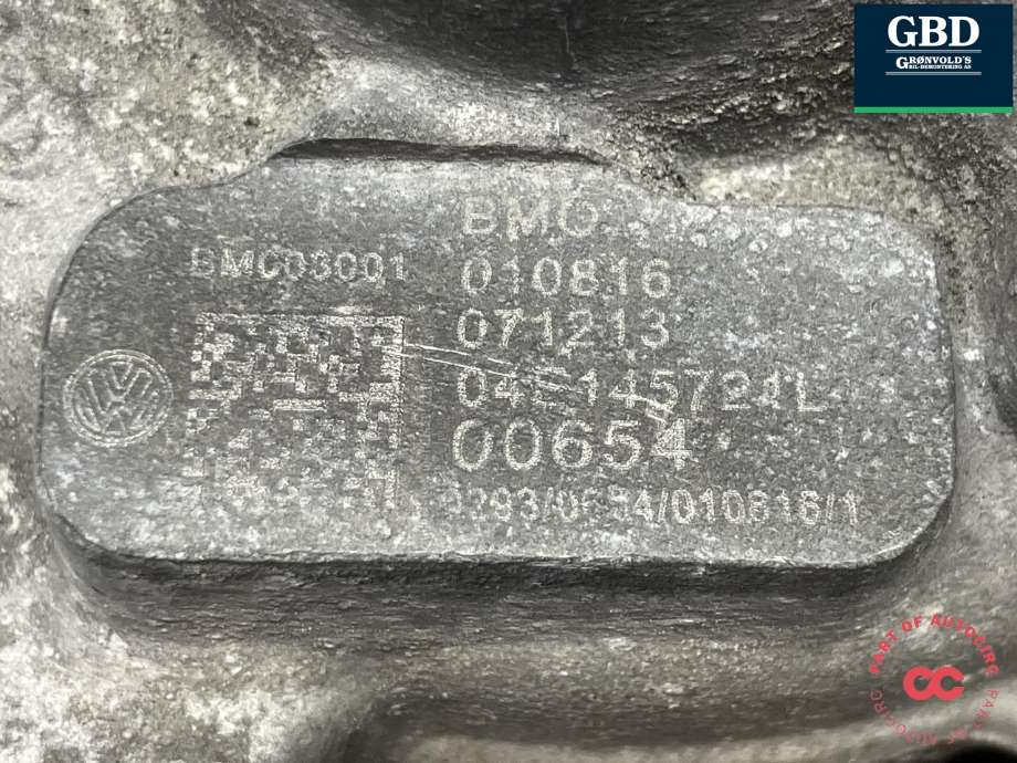 Turbo til VW Golf VII 2012-2017 (Fase 1) (04E 145 722 E|04E 145 722 EX|04E 145 721 L)