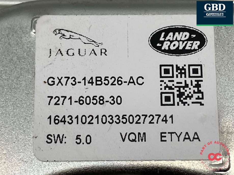 Styreenhet diverse til Jaguar F-PACE 2016-->> (X761) (X761) (C2D49932|GX7314B526AC|GX73-14B526-AC)