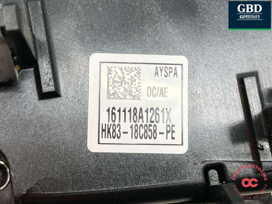 Varmeapparat betjening til Jaguar F-PACE 2016-->> (X761) (X761) (T4A3332|HK8318C858PE|)