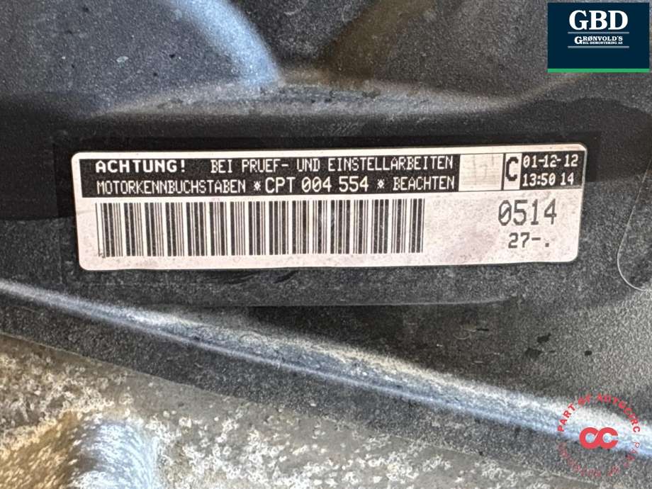 Motor bensin til VW Golf VII 2012-2017 (Fase 1)  (CPTA|04E 100 033 C|04E 100 033 CX)