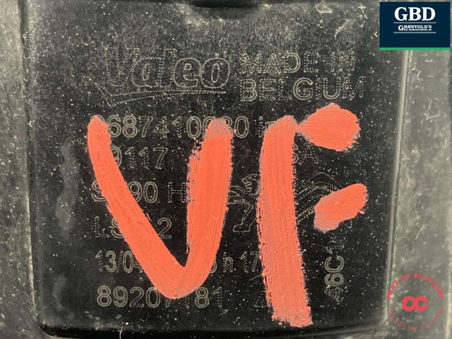 Tåkelykt venstre foran til Opel Vivaro C 2020-->> (VALEO|6208 Q3|89207181|)