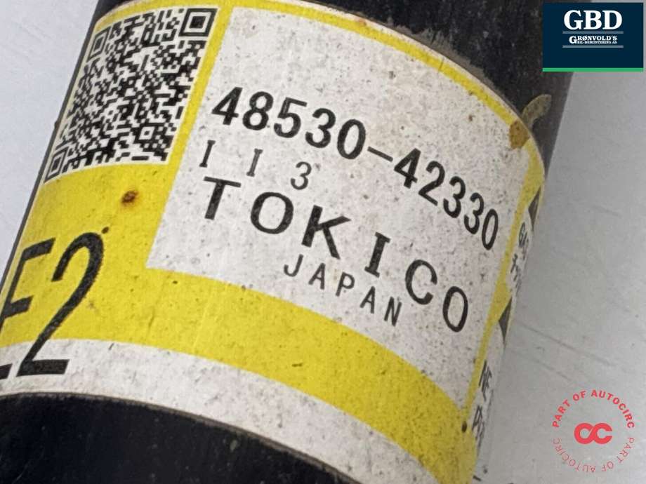 Støtdemper bak til Toyota bZ4X 2022-->> (4853080B12|48530-42330|)