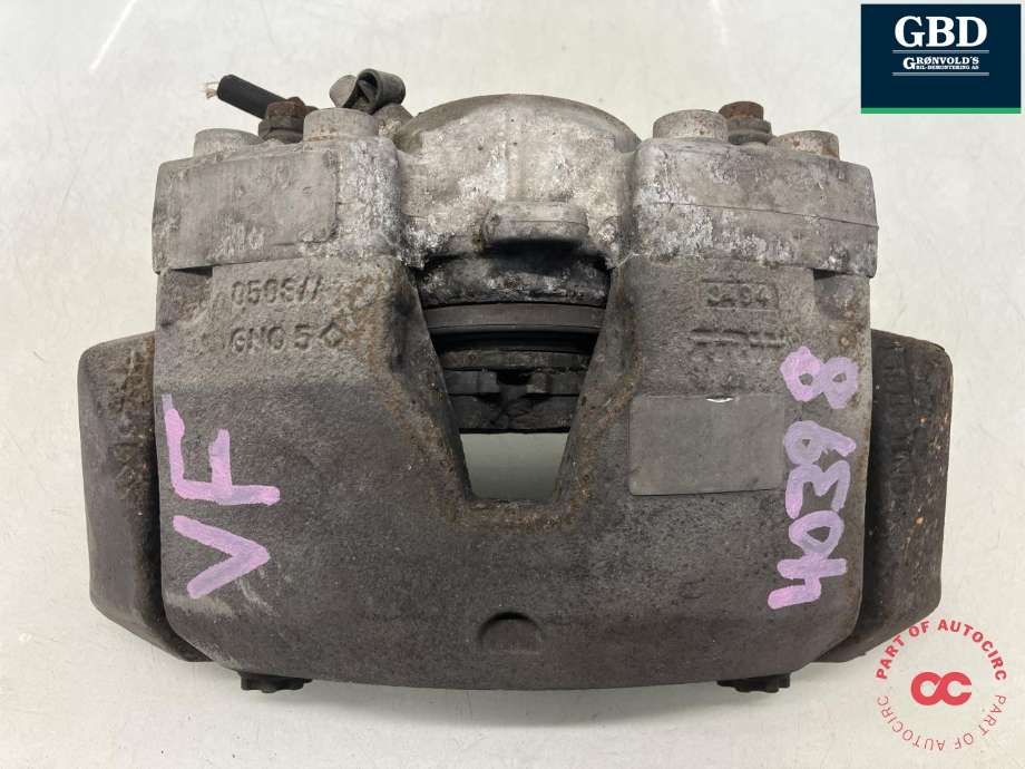 Bremsecaliper venstre foran til Audi A6, 2014-2018 (Type IV, Fase 2) (C7) (C7) (4G0 615 123 K)