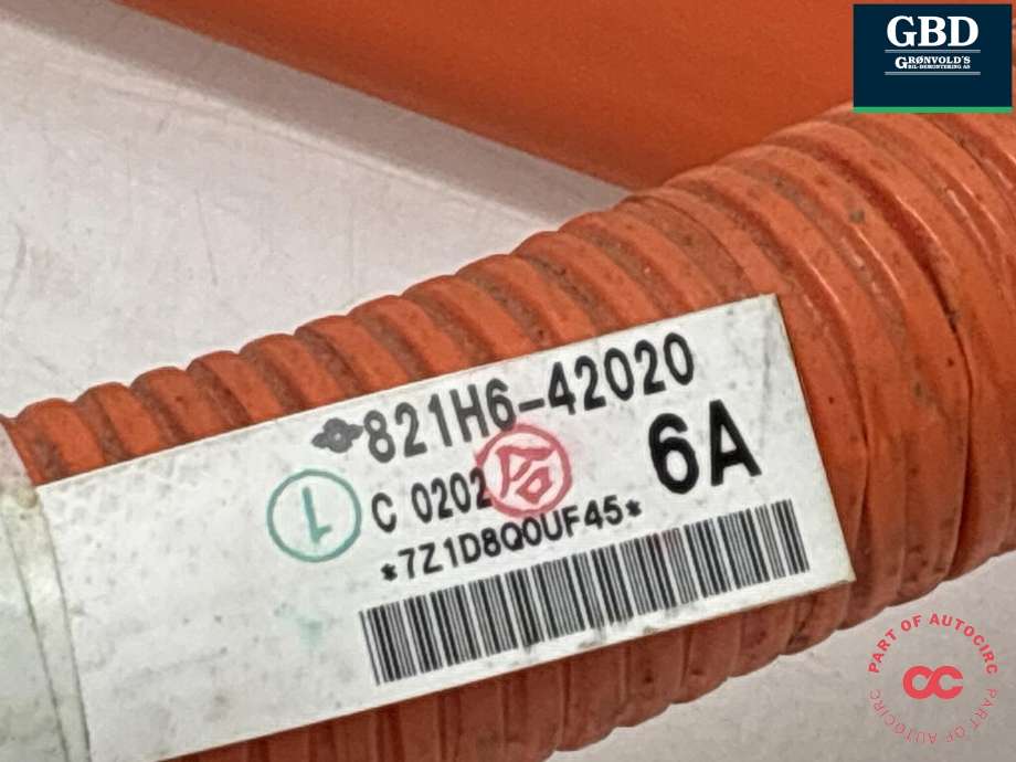 Kabel høy volt (HV) elbil til Toyota bZ4X 2022-->> (821H642020|)