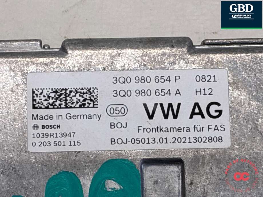 Kamera til VW E-Up 2019-->> (3Q0 980 654 P|)