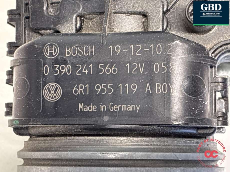 Viskermotor frontrute til VW E-Up 2019-->>  (1S1 955 023 D|6R1 955 119 A|)