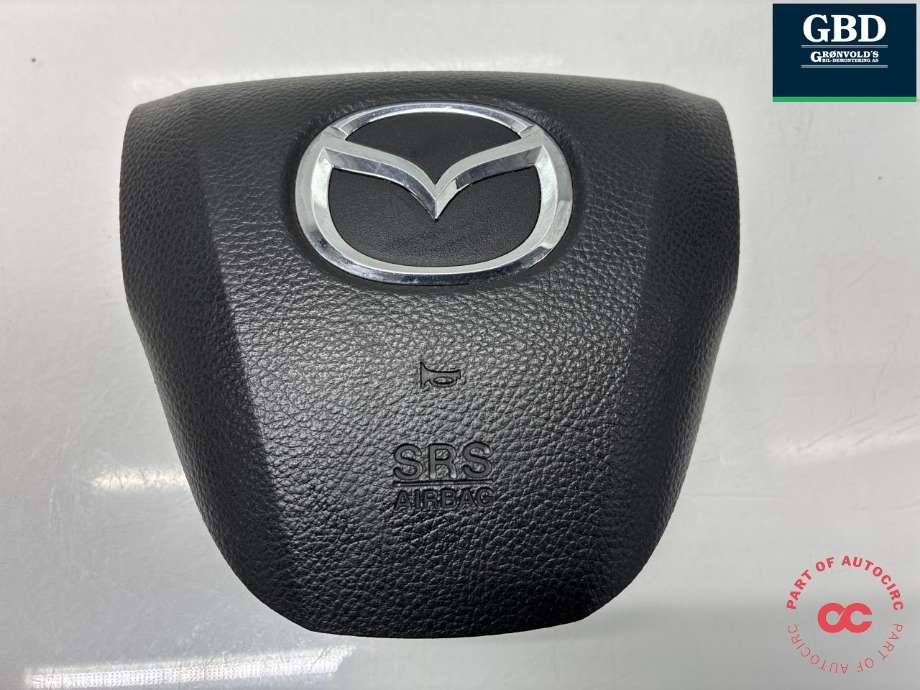 Airbag rattpute til Mazda 6, 2010-2013 (Type II, Fase 2)  (GDK557K00)