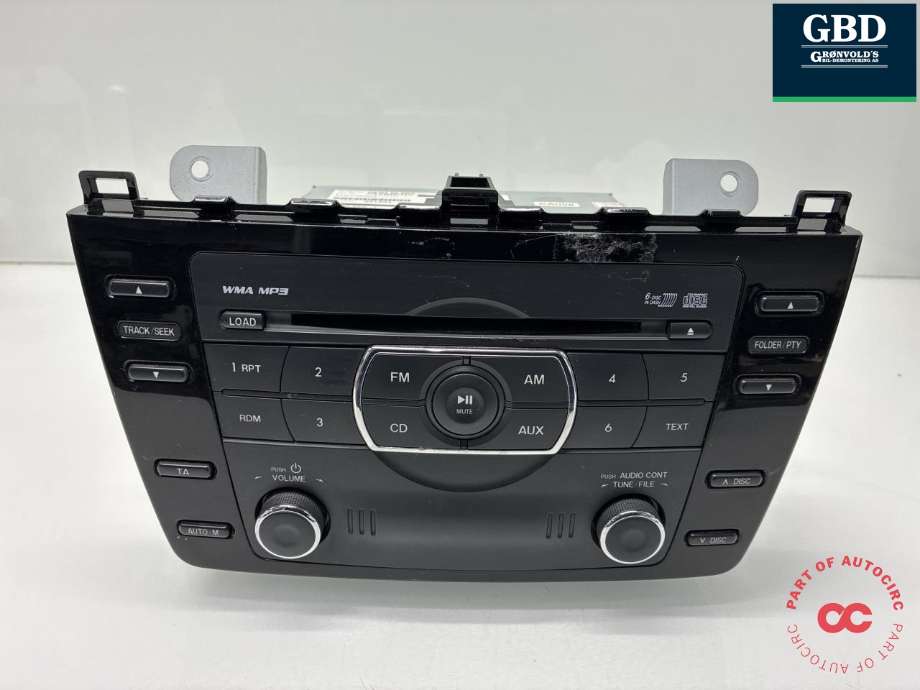 Bilstereo til Mazda 6, 2010-2013 (Type II, Fase 2)  (GER4669RX)