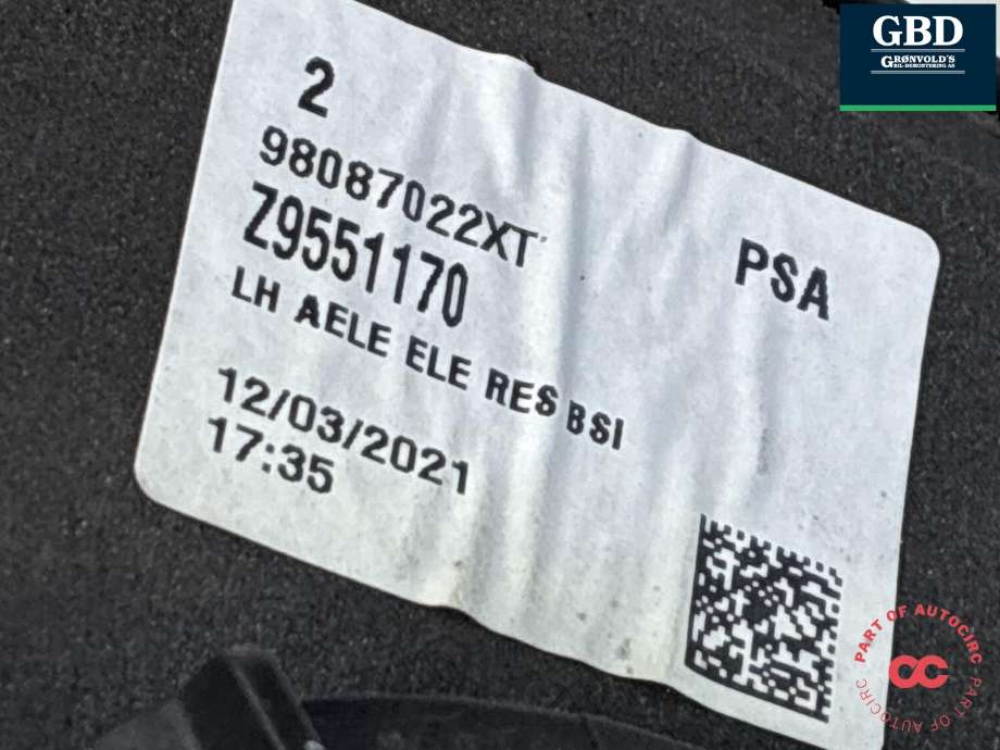 Speil venstre til Toyota Proace 2016-->> (Type II)  (SU001A5698|)