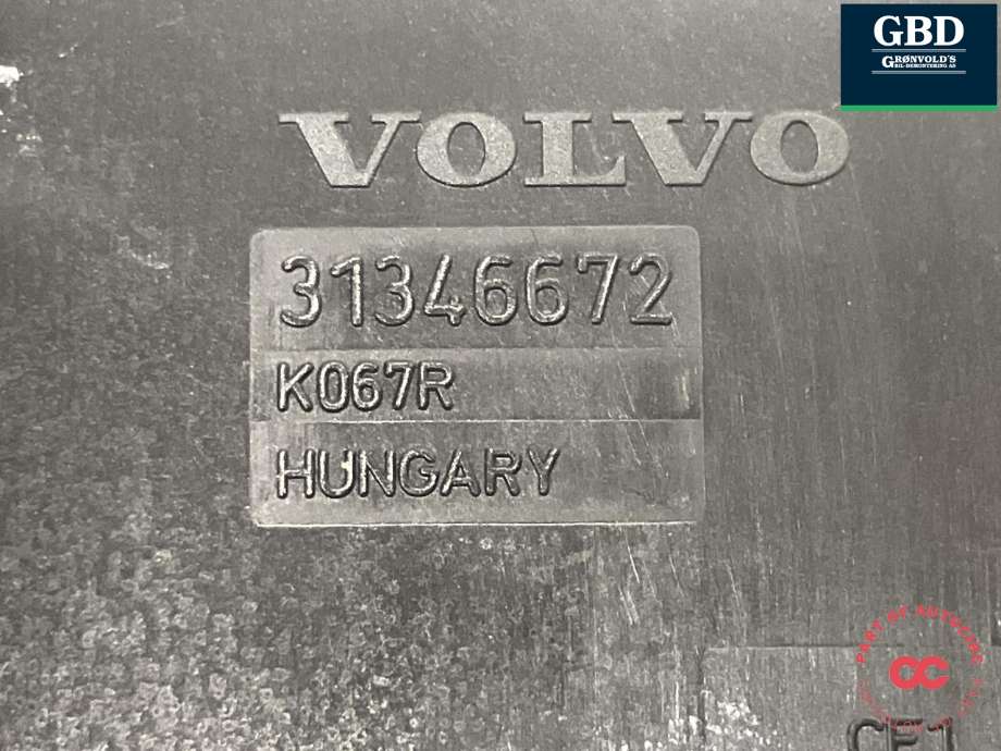 Sikringsboks kupe til Volvo XC90 2015-2025 (Type II)  (31346672|K067R|)