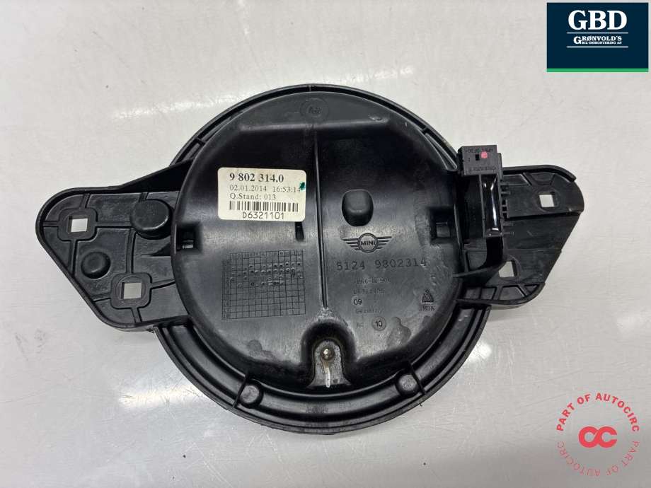 Bakluke/bakdør håndtak til Mini Countryman 2010-2016 (R60) (R60) (51 24 9 802 314 |51 14 9 811 724|9 802 314.0|5124 9802314)