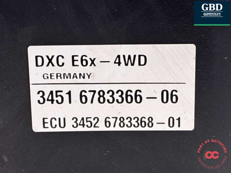 ABS sentral til BMW 5-Serie 2003-2010 (E60/E61) (E60/E61) (34 51 6 783 367|3451 6783366-06|)