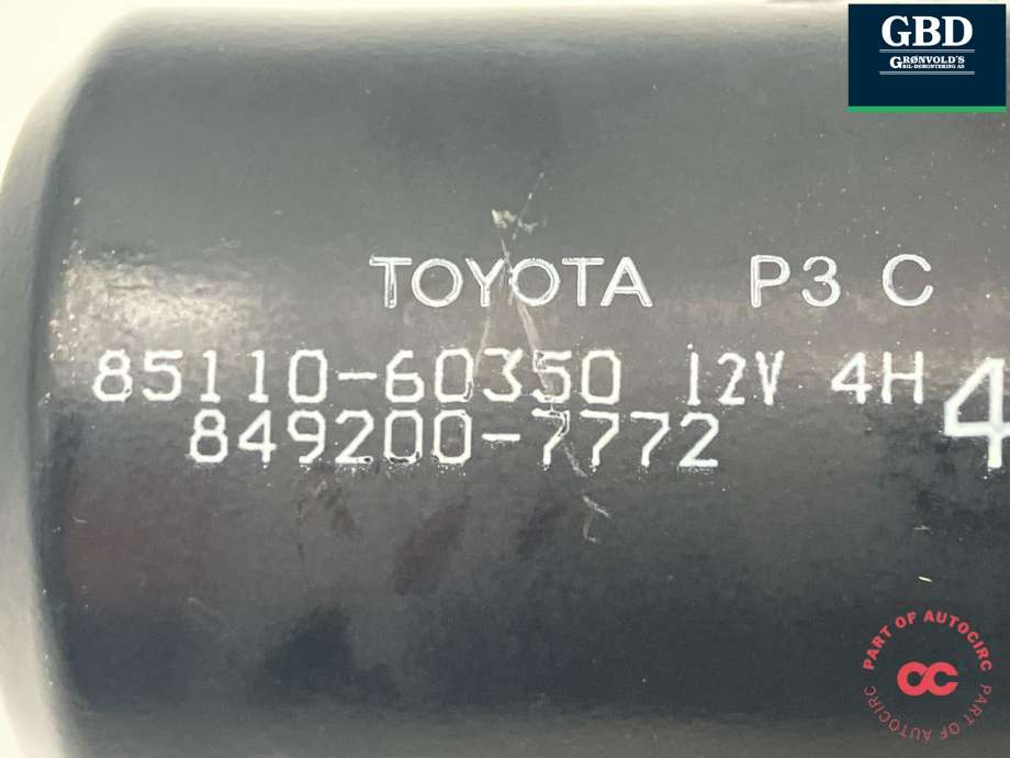 Viskermotor frontrute til Toyota Land Cruiser 120 2002-2009 (8511060350|)