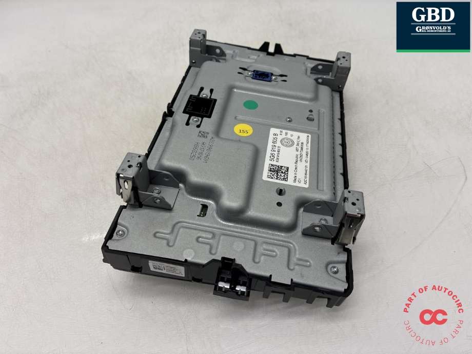 Bilstereo navigasjon skjerm til VW Tiguan 2016-2020 (Type II, Fase 1) (5NN 919 605 B|5G6 919 605 B|)