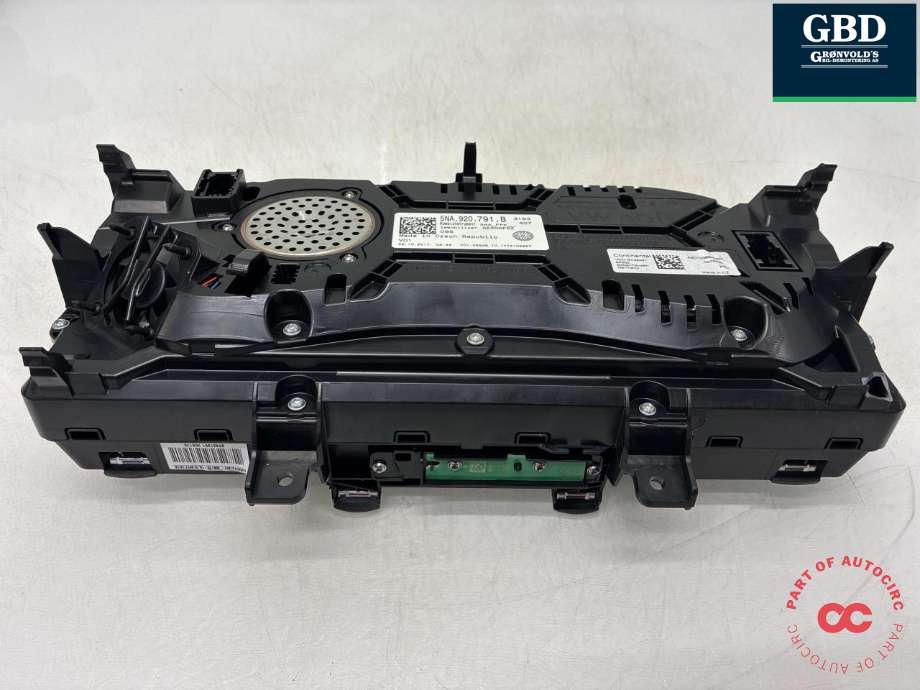 Instrumentpanel til VW Tiguan 2016-2020 (Type II, Fase 1)  (5NA 920 791 B|)