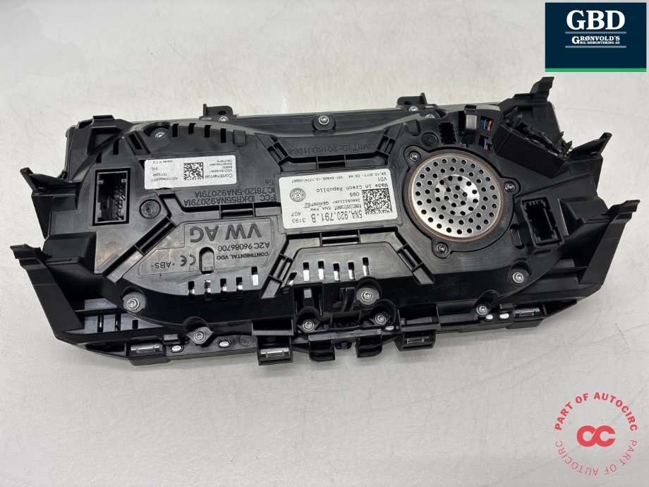 Instrumentpanel til VW Tiguan 2016-2020 (Type II, Fase 1)  (5NA 920 791 B|)