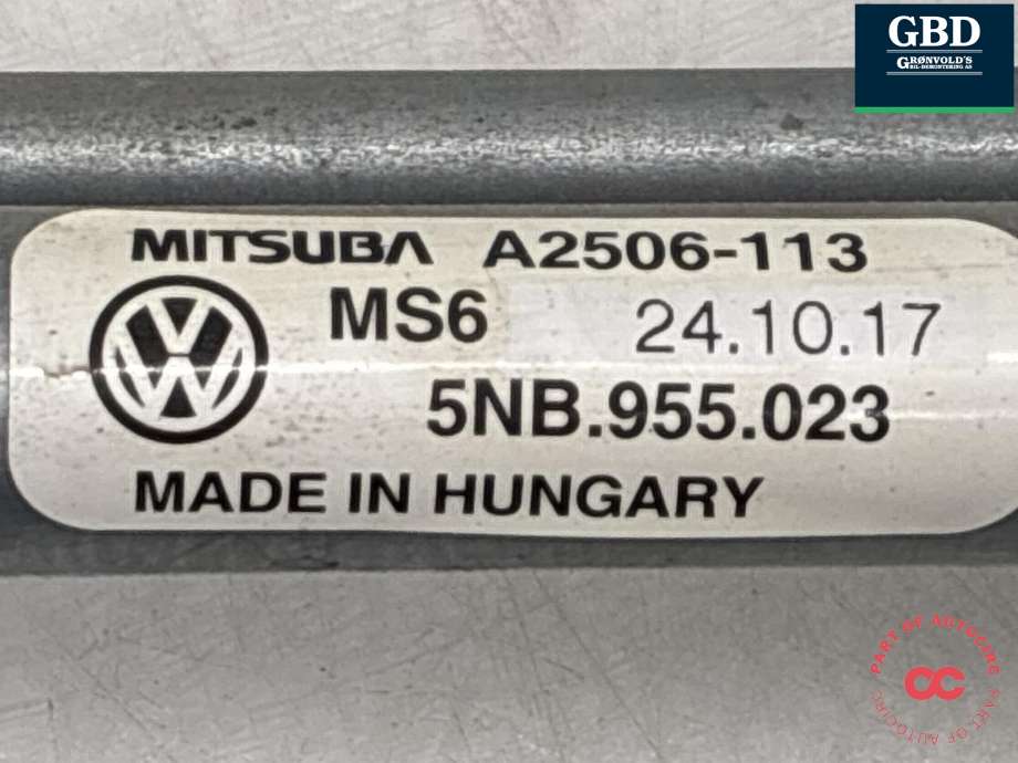 Viskeroverføring til VW Tiguan 2016-2020 (Type II, Fase 1)  (5NB 955 023 B|5NB 955 023 A|5NB.955.023)