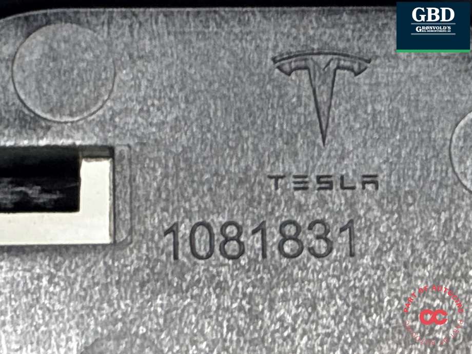 Dørhåndtak utv venstre bak til Tesla Model 3 2018-2023 (Fase 1) (1081831-00-H|1081831-00-J| 1528114-S1-D| 1780884-01-A|08-407761-AB)