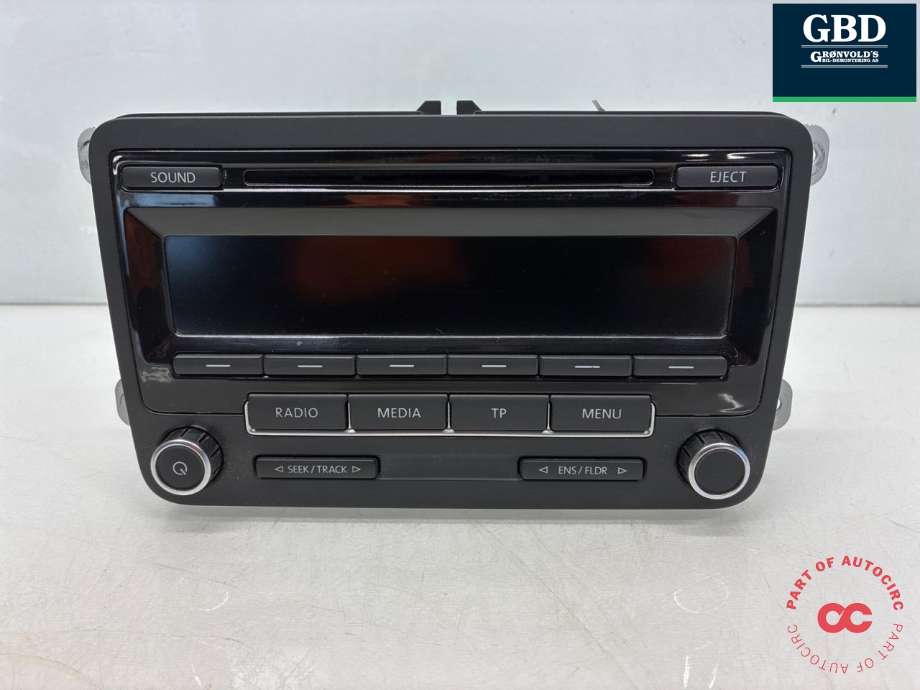 Bilstereo til VW Touran, 2010-2015 (Type I, Fase 3)  (3C8 035 279 B)