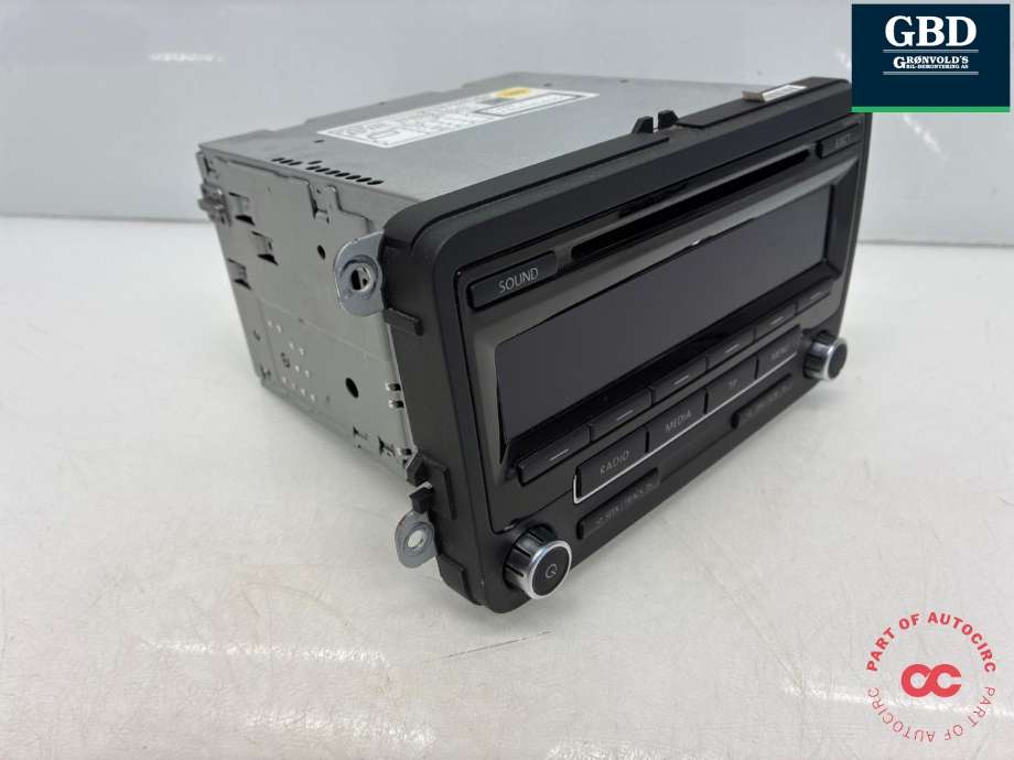 Bilstereo til VW Touran 2010-2015 (Type I, Fase 3) (3C8 035 279 B|3C8 035 279 BX|1K0 035 186 AP)