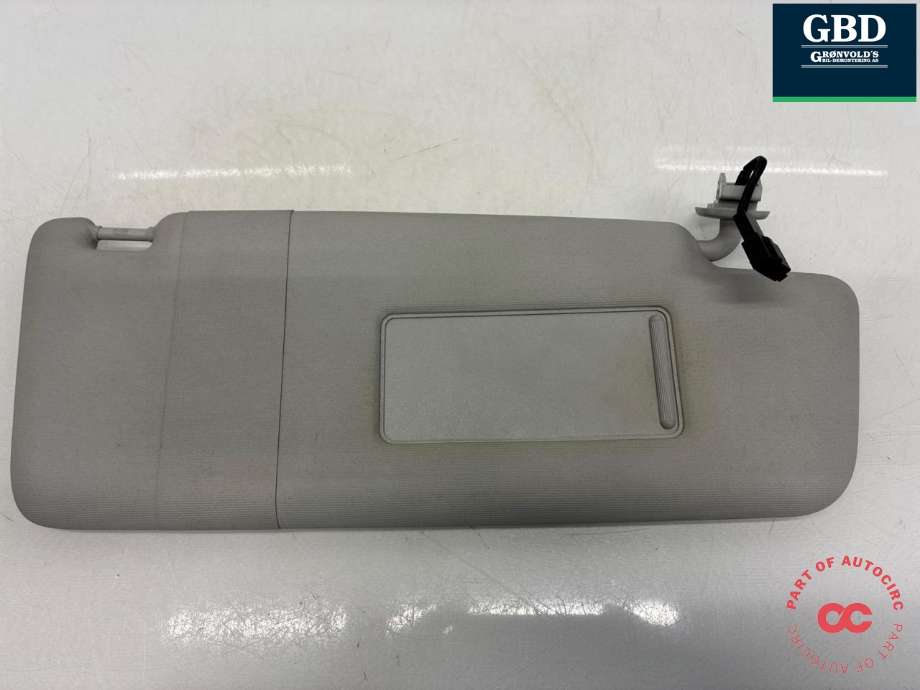 Solskjerm høyre til VW Touran 2010-2015 (Type I, Fase 3) (1T0 857 552 J|1T0 857 552 J 2F4|)