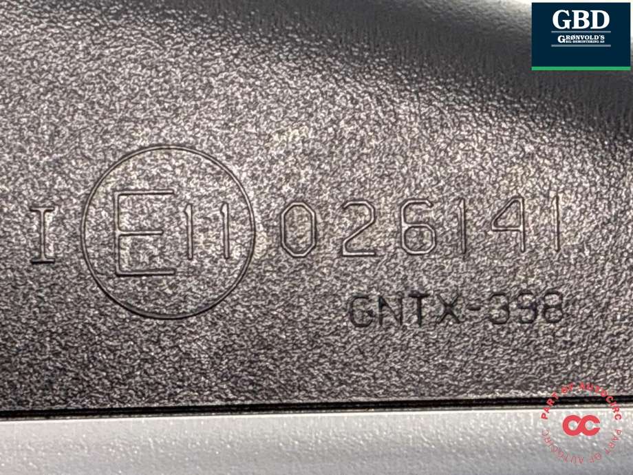 Speil innvendig til VW Touran 2010-2015 (Type I, Fase 3)  (1K0 857 511 E|1K0 857 511 E  9B9| 026141|1K0 857 511 E  SMA)