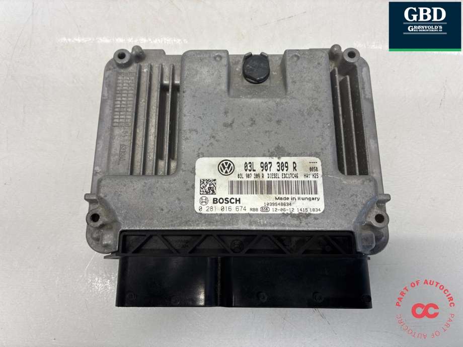 Styreenhet motor til VW Touran, 2010-2015 (Type I, Fase 3)  (03L 906 018 NM 1T0)