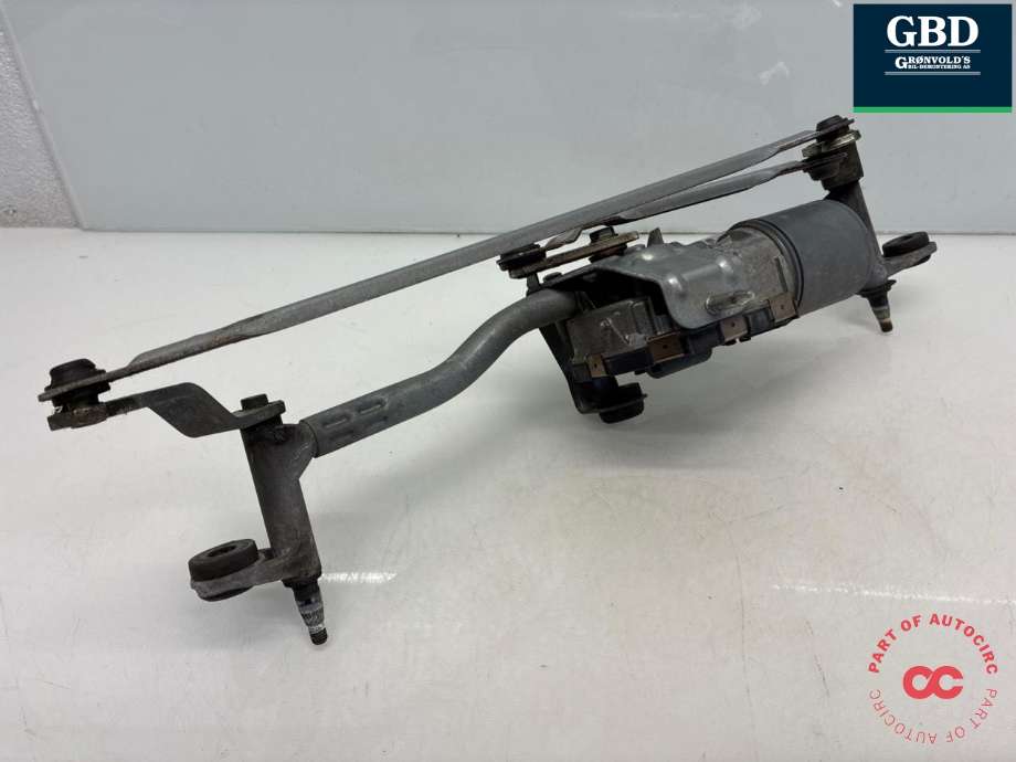 Viskermotor frontrute komplett m/overføring til VW Touran 2010-2015 (Type I, Fase 3) (2K1 955 023 J|1T1 955 023 A|1T1 955 119 A)