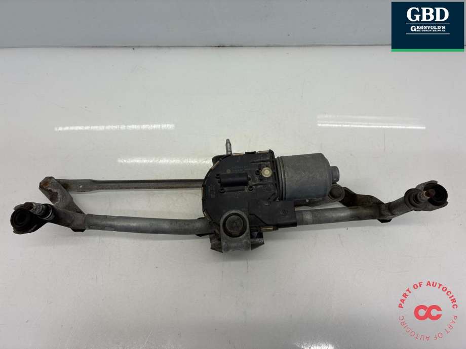 Viskermotor frontrute komplett m/overføring til VW Touran 2010-2015 (Type I, Fase 3) (2K1 955 023 J|1T1 955 023 A|1T1 955 119 A)