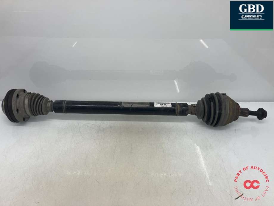 Drivaksel høyre foran, diesel/manuell til Audi Q3 2011-2014 (Type I, Fase 1) (5N0 407 762 F|5N0 407 762 FX|)