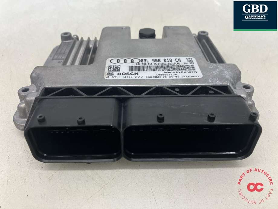 Styreenhet motor til Audi Q3 2011-2014 (Type I, Fase 1)  (BOSCH|03L 906 018 CN|0 281 018 227|)
