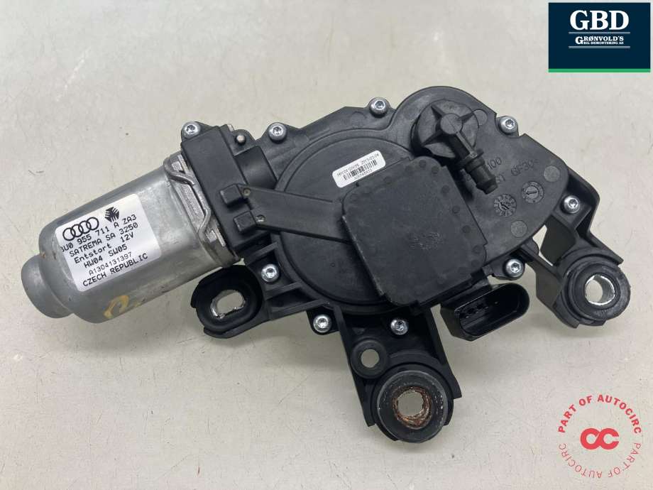 Viskermotor bakrute til Audi Q3 2011-2014 (Type I, Fase 1) (SATREMA|4G9 955 711 C|8U0 955 711 A|A1304131397)