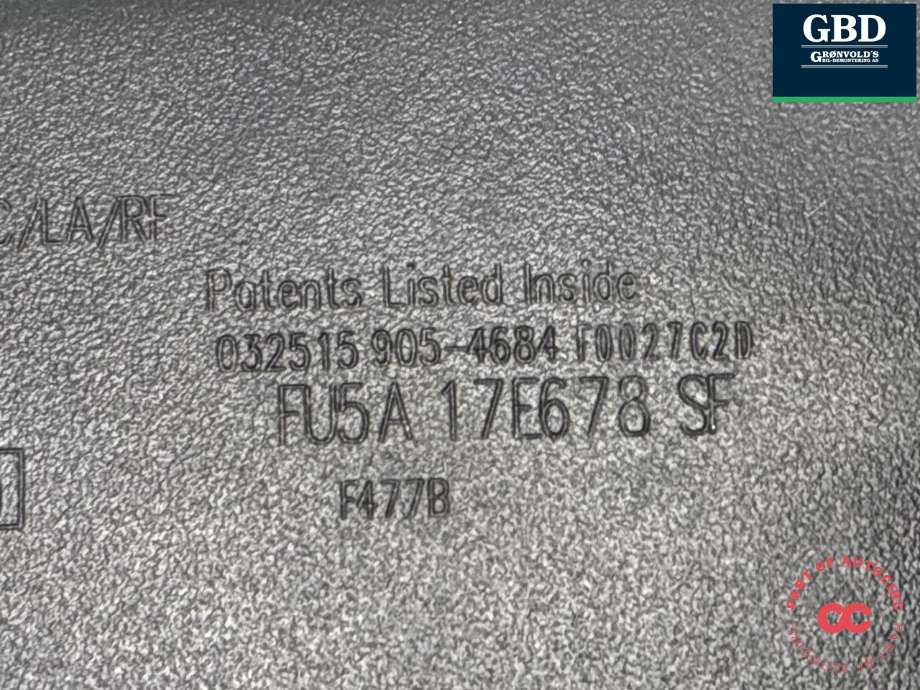 Speil innvendig til Ford Mondeo 2014-2019 (Type V, Fase 1) (2329844|FU5A-17E678-SK|)