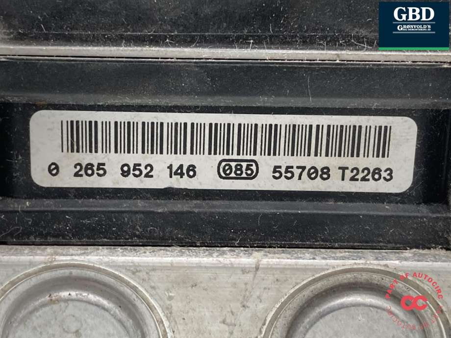ABS sentral til Peugeot Partner 2015-2019 (Type II, Fase 2) (4541 JE|16 117 993 80|16 809 215 80)