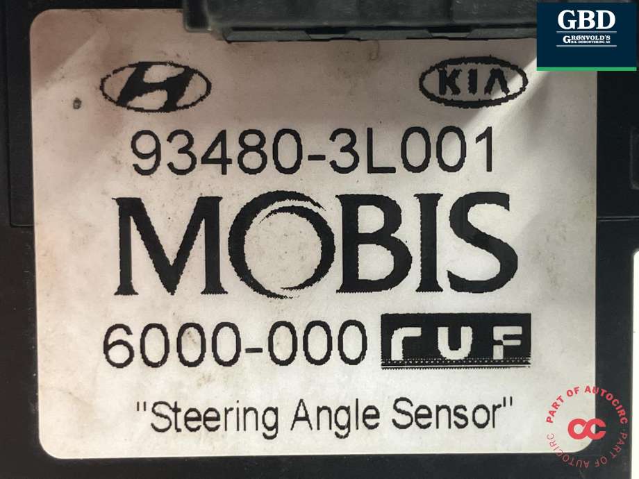 Airbag slepering til Hyundai Santa Fe 2006-2009 (Type II, Fase 1) (93490 2B200|)