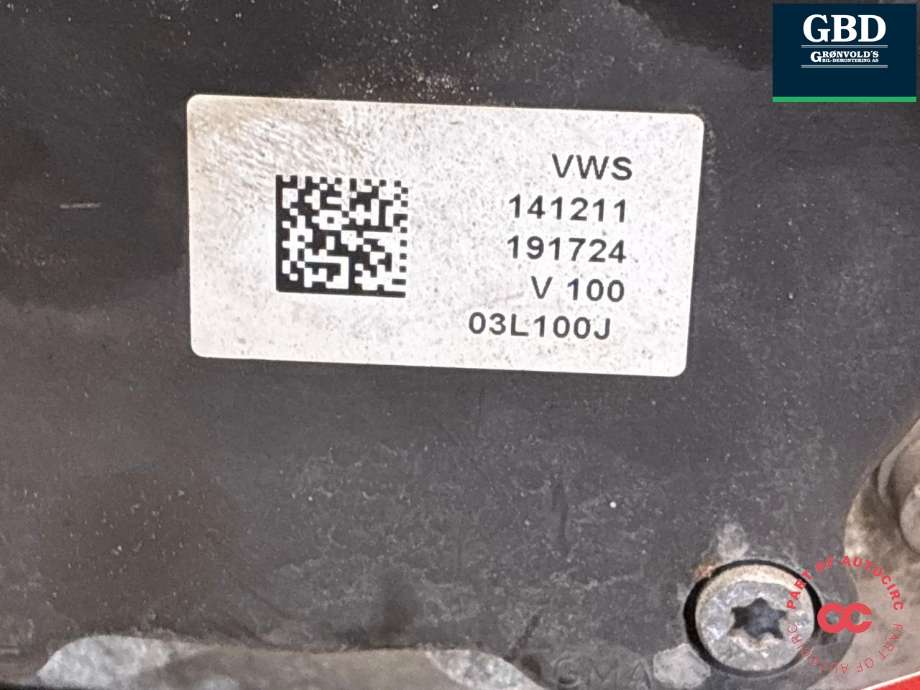 Motor diesel til VW Golf VI 2008-2012 (CAYC|03L 100 090 Q|03L 100 090 QX)