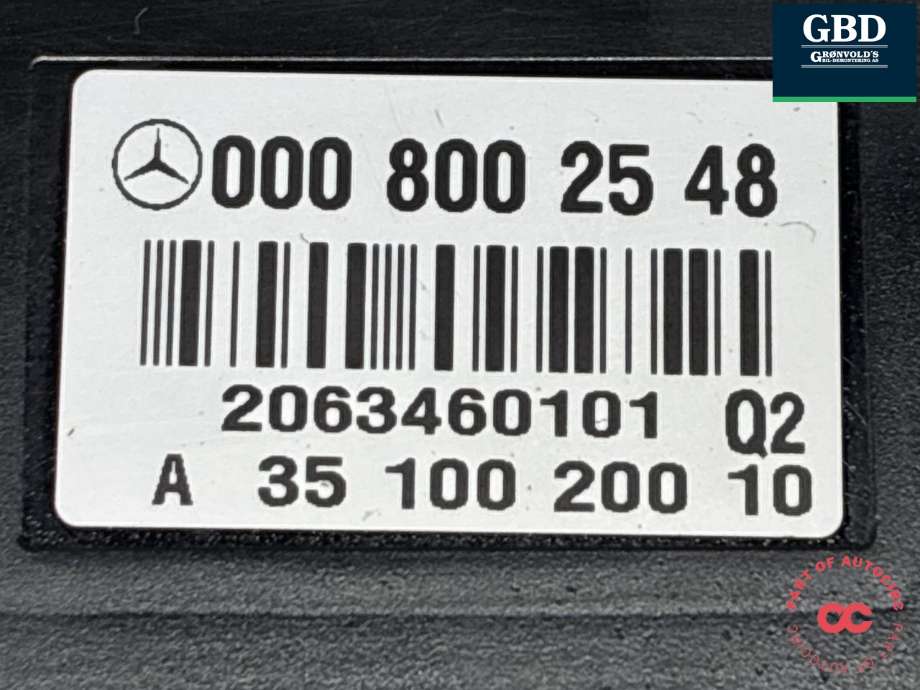 Sentrallås pumpe til Mercedes E-Klasse 2006-2009 (Fase 2) (W211) (W211) (A 000 800 25 48|A 35 100 200 10)
