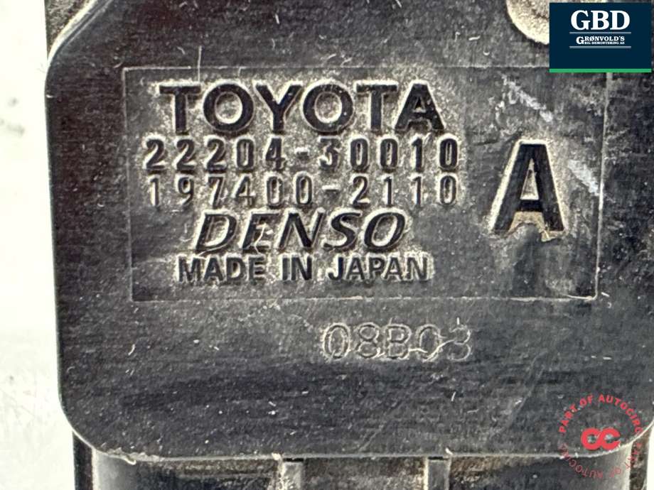Luftmengde/luftmassemåler til Toyota Land Cruiser 90 1996-2002  (2220430010|)